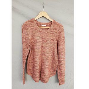Maurices Pink/Salmon Marled Sweater